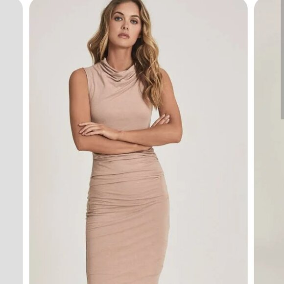 Reiss Tora Ruched Bodycon Dress - Picture 2 of 7